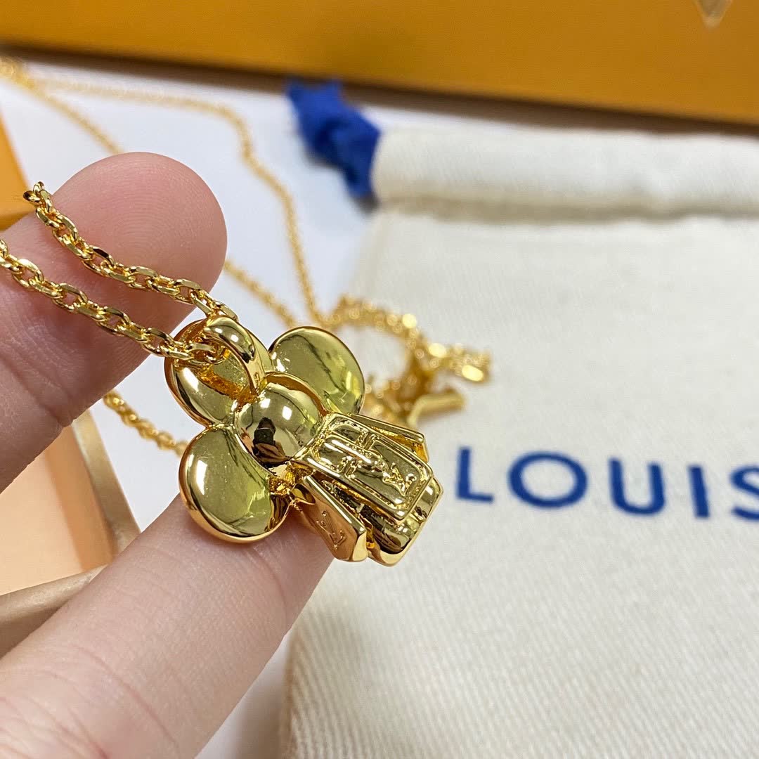 Louis Vuitton Gold Flower Necklace